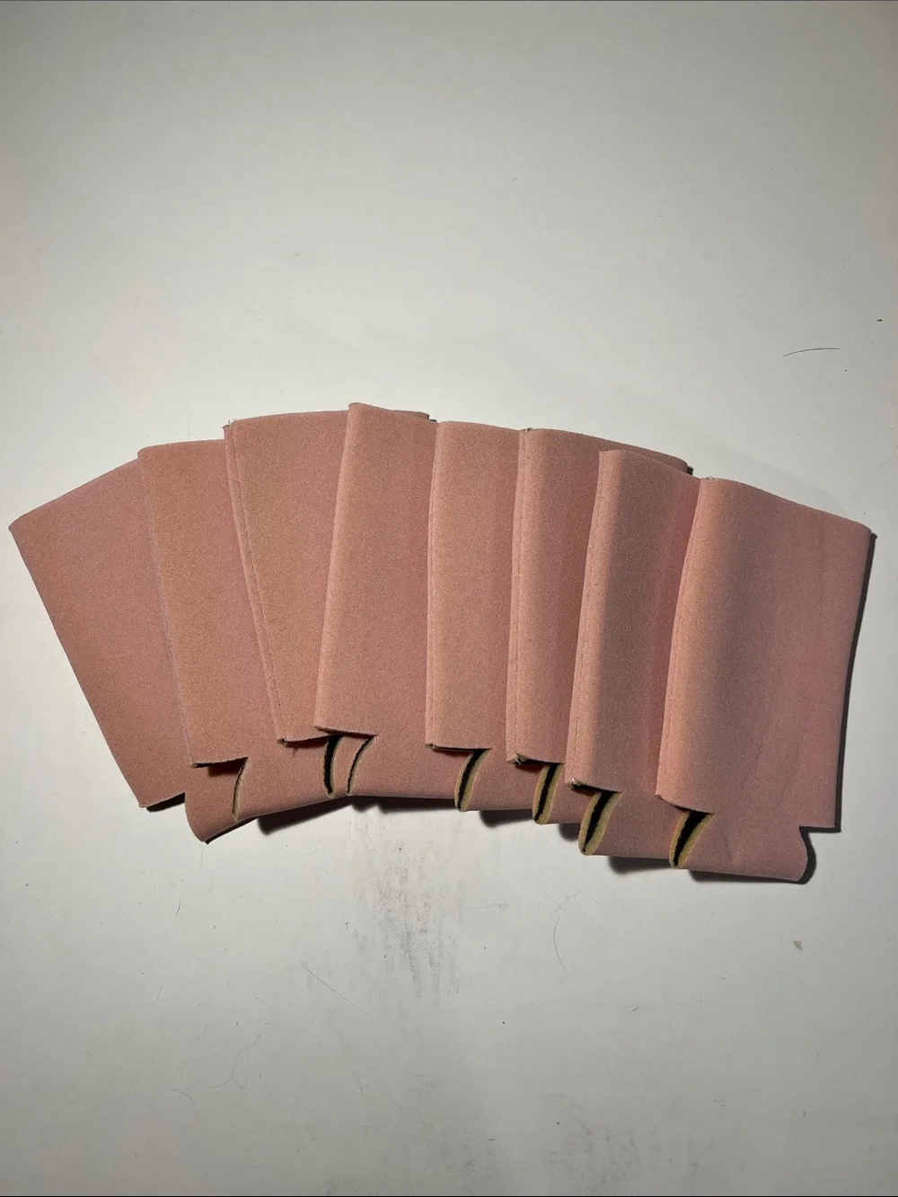 Set of 8 Pink Foam SKINNY Can Coolers